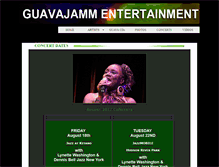 Tablet Screenshot of guavajamm.net